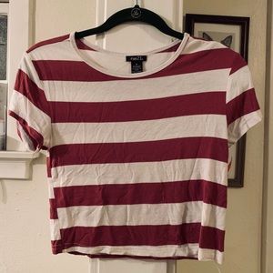 Stripped Crop Top